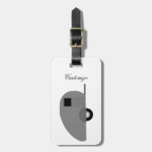 Tiny Teardrop Trailer Thunder_Cove Bagagelabel (Voorkant verticaal)