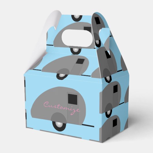 Tiny Teardrop Trailer Thunder_Cove Bedankdoosjes (Voorkant Zijde)