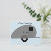 Tiny Teardrop Trailer Thunder_Cove Briefkaart (Staand voorkant)