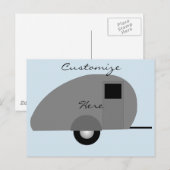 Tiny Teardrop Trailer Thunder_Cove Briefkaart (Voorkant / Achterkant)