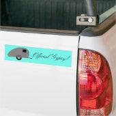 Tiny Teardrop Trailer Thunder_Cove Bumpersticker (Op Truck)