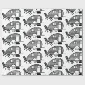 Tiny Teardrop Trailer Thunder_Cove Cadeaupapier (Vlak)