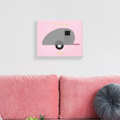 Tiny Teardrop Trailer Thunder_Cove Canvas Afdruk (Insitu (Woonkamer))