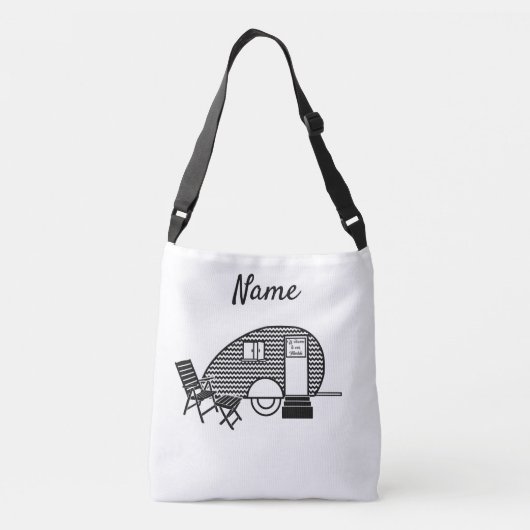 Tiny Teardrop Trailer Thunder_Cove Crossbody Tas (Achterkant)