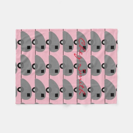 Tiny Teardrop Trailer Thunder_Cove Fleece Deken (Voorkant (Horizontaal))