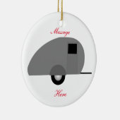 Tiny Teardrop Trailer Thunder_Cove Keramisch Ornament (Rechts)
