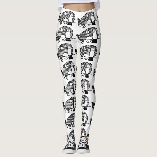 Tiny Teardrop Trailer Thunder_Cove Leggings (Voorkant)