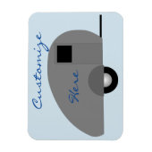 Tiny Teardrop Trailer Thunder_Cove Magneet (Verticaal)