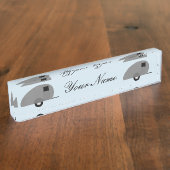 Tiny Teardrop Trailer Thunder_Cove Naambordje (Zijkant)