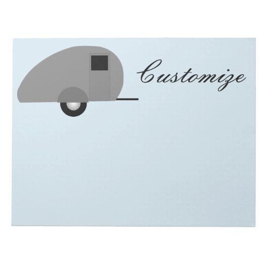 Tiny Teardrop Trailer Thunder_Cove Notitieblok (Voorkant)
