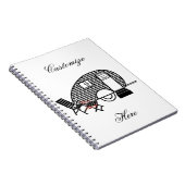 Tiny Teardrop Trailer Thunder_Cove Notitieboek (Rechterzijde)