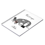 Tiny Teardrop Trailer Thunder_Cove Notitieboek (Linkerzijde)