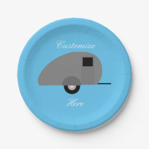 Tiny Teardrop Trailer Thunder_Cove Papieren Bordje