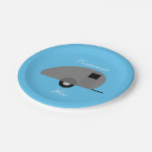 Tiny Teardrop Trailer Thunder_Cove Papieren Bordje (Gekanteld)