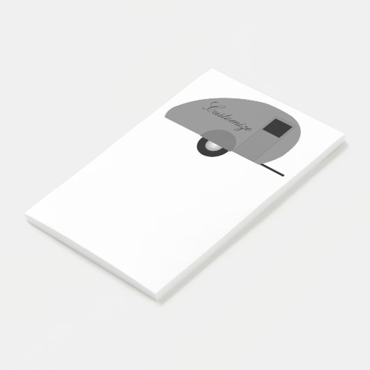 Tiny Teardrop Trailer Thunder_Cove Post-it® Notes (Schuin)