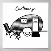 Tiny Teardrop Trailer Thunder_Cove Poster (Voorkant)