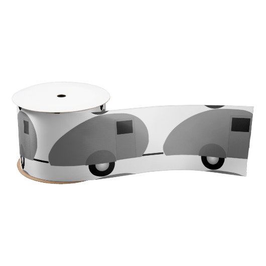 Tiny Teardrop Trailer Thunder_Cove Satijnen Lint (Spoel)