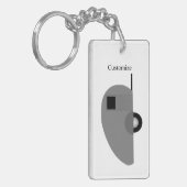 Tiny Teardrop Trailer Thunder_Cove Sleutelhanger (Voorkant Links)