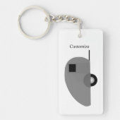 Tiny Teardrop Trailer Thunder_Cove Sleutelhanger (Voorkant)