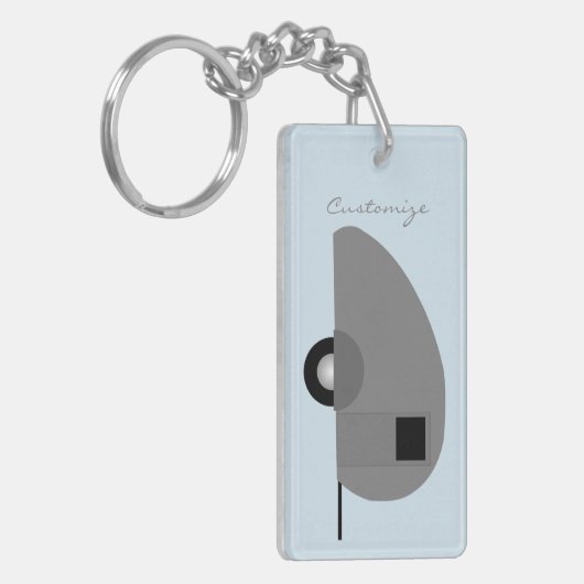 Tiny Teardrop Trailer Thunder_Cove Sleutelhanger (Voorkant Links)