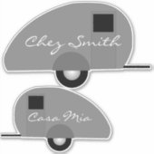 Tiny Teardrop Trailer Thunder_Cove Sticker (Voorkant)