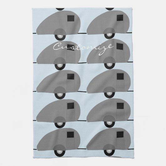 Tiny Teardrop Trailer Thunder_Cove Theedoek (Verticaal)