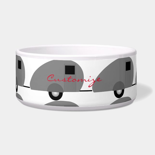 Tiny Teardrop Trailer Thunder_Cove Voerbakje (Voorkant)