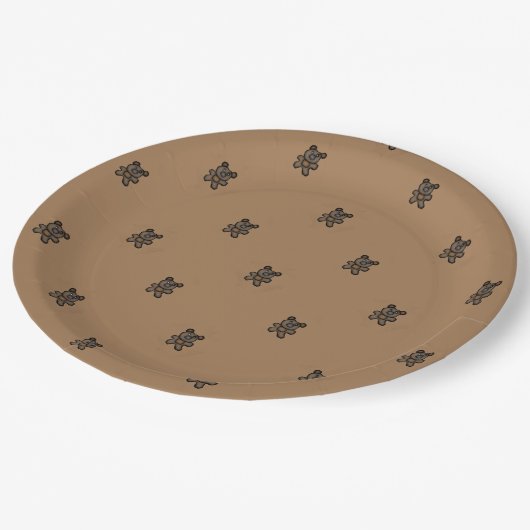 Tiny Teddy Bears Papieren Bordje (Gekanteld)