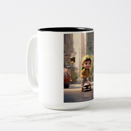 Tiny Terran Explorer: Avonturen in schattige Mok (Voorkant links)