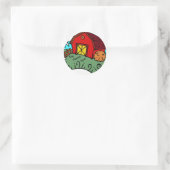 Tiny Thomas boerderij Ronde Sticker (Tas)