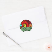 Tiny Thomas boerderij Ronde Sticker (Envelop)