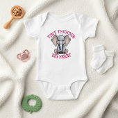 Tiny Thunder Grote Hart Schattige Olifant Romper