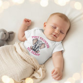 Tiny Thunder Grote Hart Schattige Olifant Romper