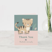 Tiny Tiger Verjaardag Bedankt Kaart (Voorkant)