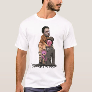 Tiny Tim Geithner en Vampire Squid T-shirt