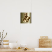 Tiny Tim KerstCarol met Bob Cratchit Poster (Keuken)