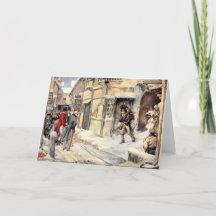 Tiny Tim Snow A Christmas Carol Kaart
