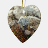 Tiny Toadstool Keramisch Ornament (Links)