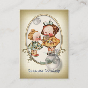 Tiny Toddlers Mini Briefkaart-kaart Visitekaartje