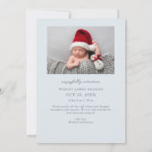 Tiny Toes Big Joy Slate Fotoaankondiging Aankondiging (Achterkant)