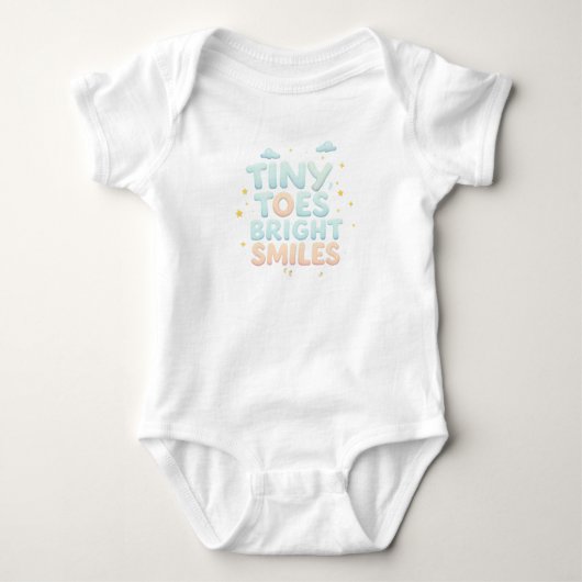 Tiny Toes Bright Smile Romper (Voorkant)