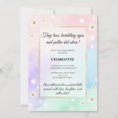Tiny Toes Stippen Baby Shower Luxe Pastel  Kaart (Voorkant)
