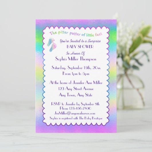 Tiny Tootsies Kaart (Staand voorkant)