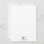 Tiny Tootsies Kaart (Achterkant)