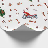Tiny Tracks Waterverf Baby Dinosaurus Wrapping Pap Cadeaupapier (Hoek)