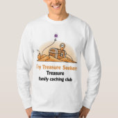 Tiny Treasure Seekers - Geocaching Treasure voor g T-shirt (Voorkant)