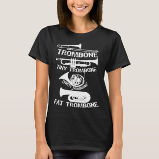 Tiny Trombone Fat Trombone Trombone Player T-shirt