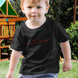 Tiny Troublemaker Grappig peuter T-shirt
