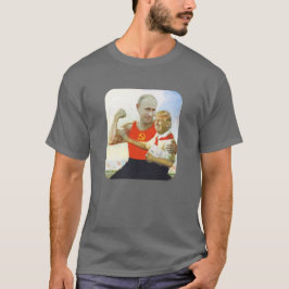 Tiny Trump & Papa Poetin Politiek Satire T-shirt
