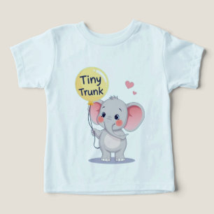 Tiny Trunk Cartoon Elephant